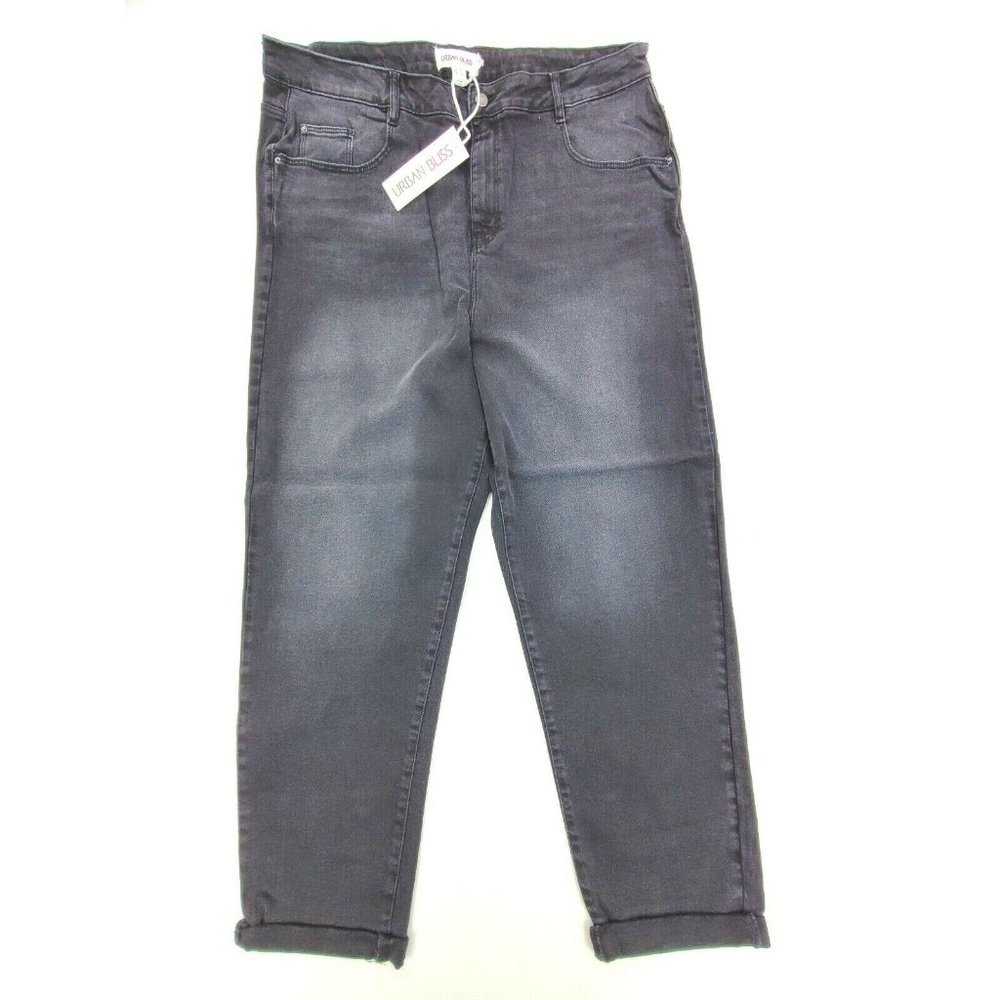 ASOS Urban Bliss Plus Mom Jeans in Black Women 18
